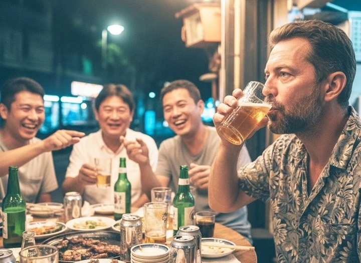 Cách uống rượu bia ít độc hại