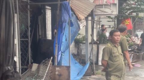 Cháy nhà lúc rạng sáng ở TP.HCM, cụ ông tử vong thương tâm