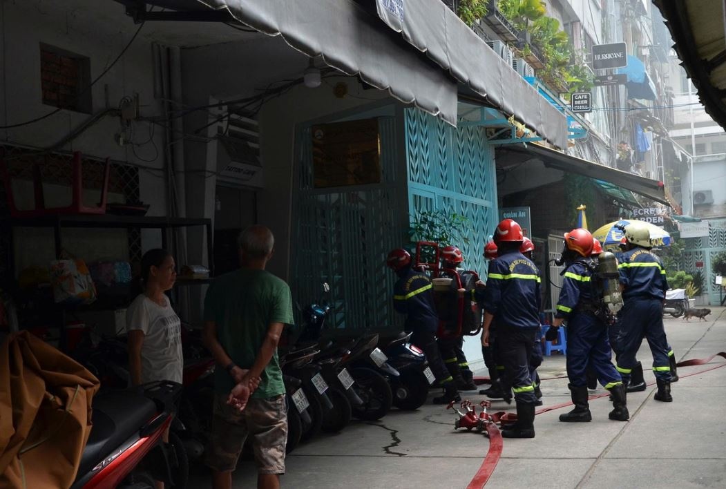 Cháy căn hộ chung cư ở phường Sài Gòn, TP.HCM