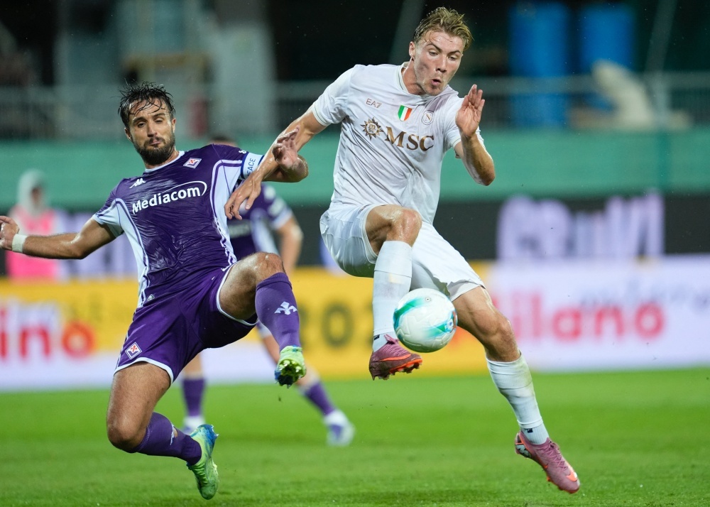 Phản ứng của Hojlund khi tỏa sáng ở Napoli