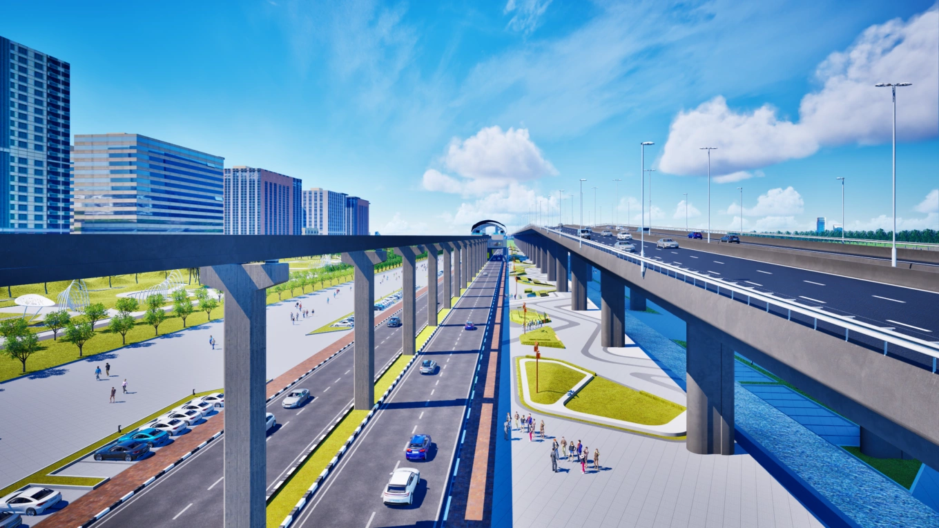 Đề xuất xây đại lộ và monorail 300.000 tỷ đồng dọc sông Hồng