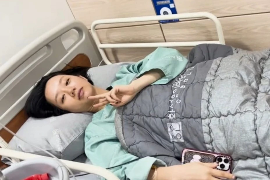 Hyeri nhập viện
