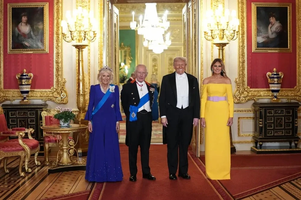 Ông Trump dự quốc yến xa hoa tại Lâu đài Windsor
