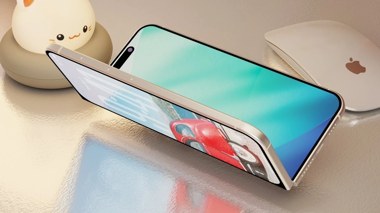 Hình bóng iPhone gập được hé lộ