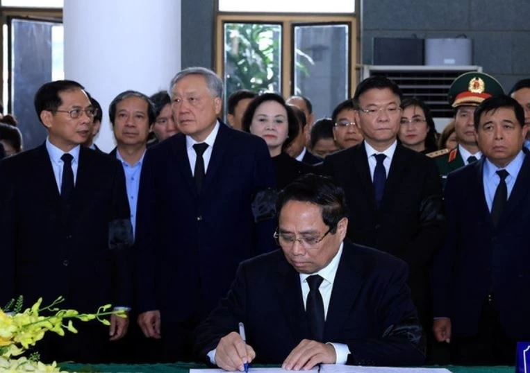 Lễ tang nguyên Phó chủ tịch Hội đồng Bộ trưởng Trần Phương